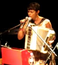 Maïa Vidal  en concert. Le mardi 3 juillet 2012 à Rennes. Ille-et-Vilaine. 